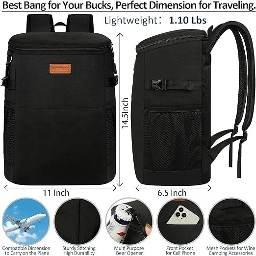 Insulated Leak Proof Travel Cooler Bag