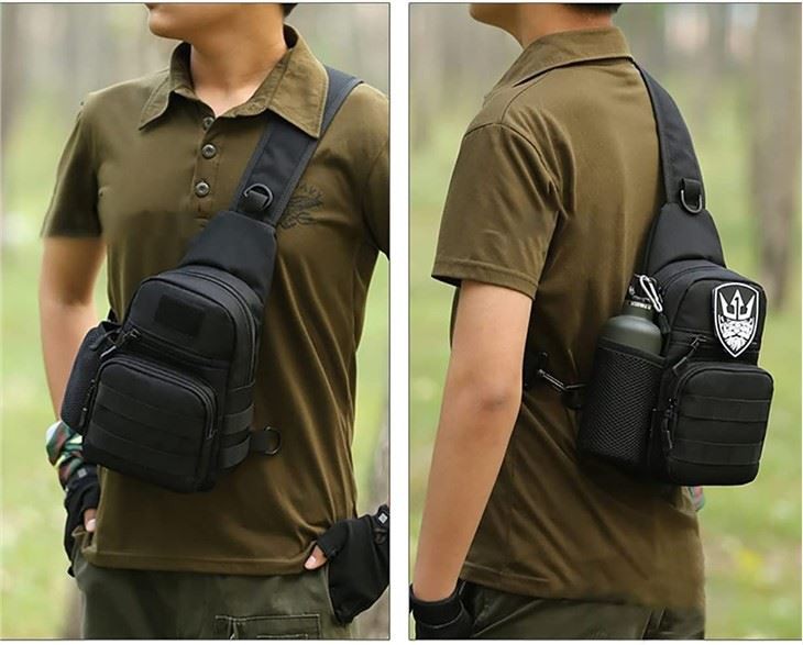 Military Molle Shoulder Siling Backpack