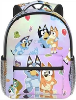 Backpack tal-Cartoon tal-Klieb Blu