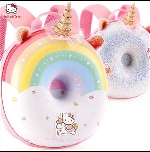 Ins Style Rainbow Donuts Eggshell Tfal Personalità Subien U Bniet Backpack
