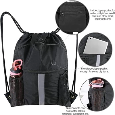 Kbir Gym Sports String Cinch Backpack